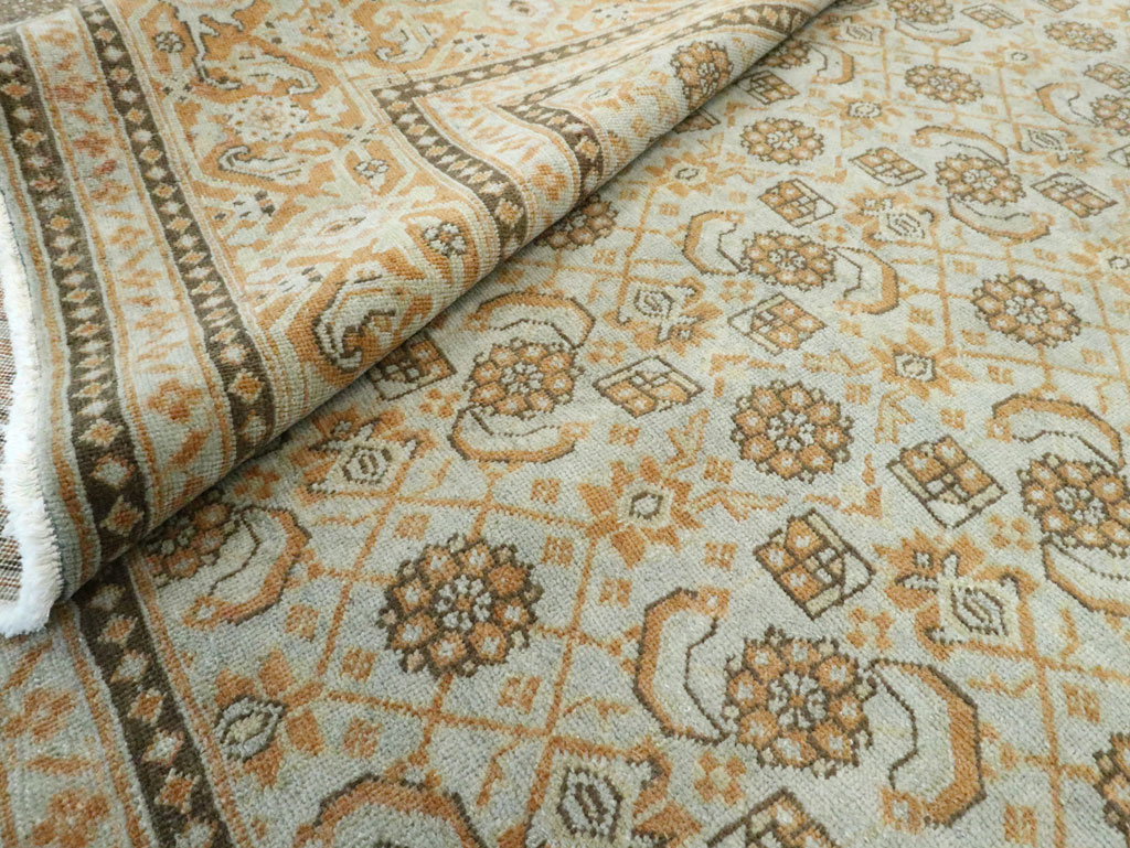 Vintage Persian Tabriz Carpet (Pair: 1 of 2), No.28741 - Staging