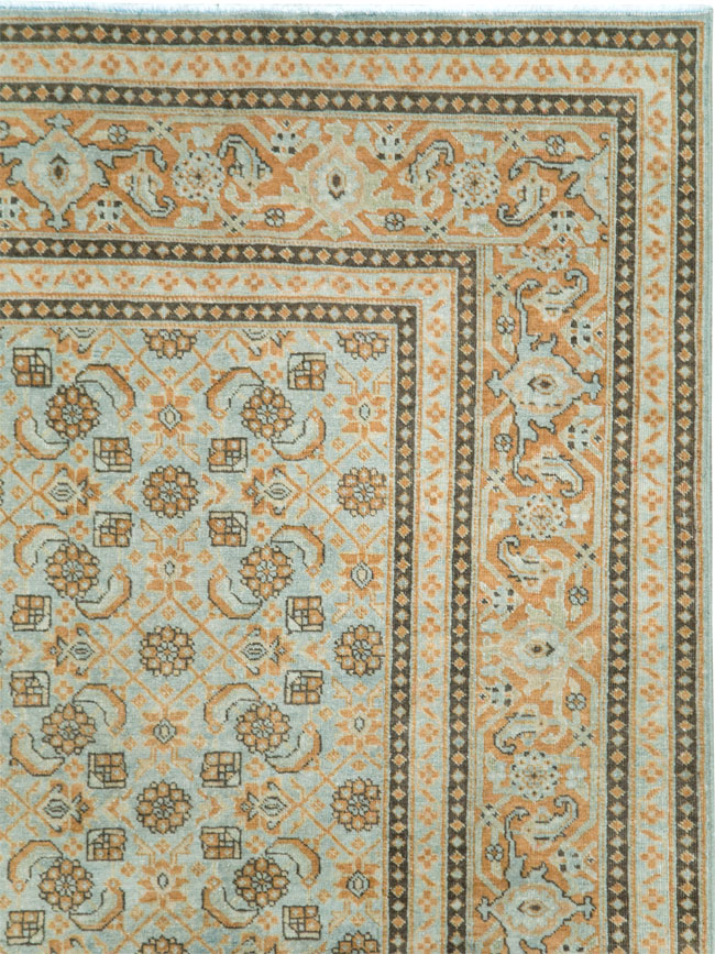 Vintage Persian Tabriz Carpet , No.28742 - Staging