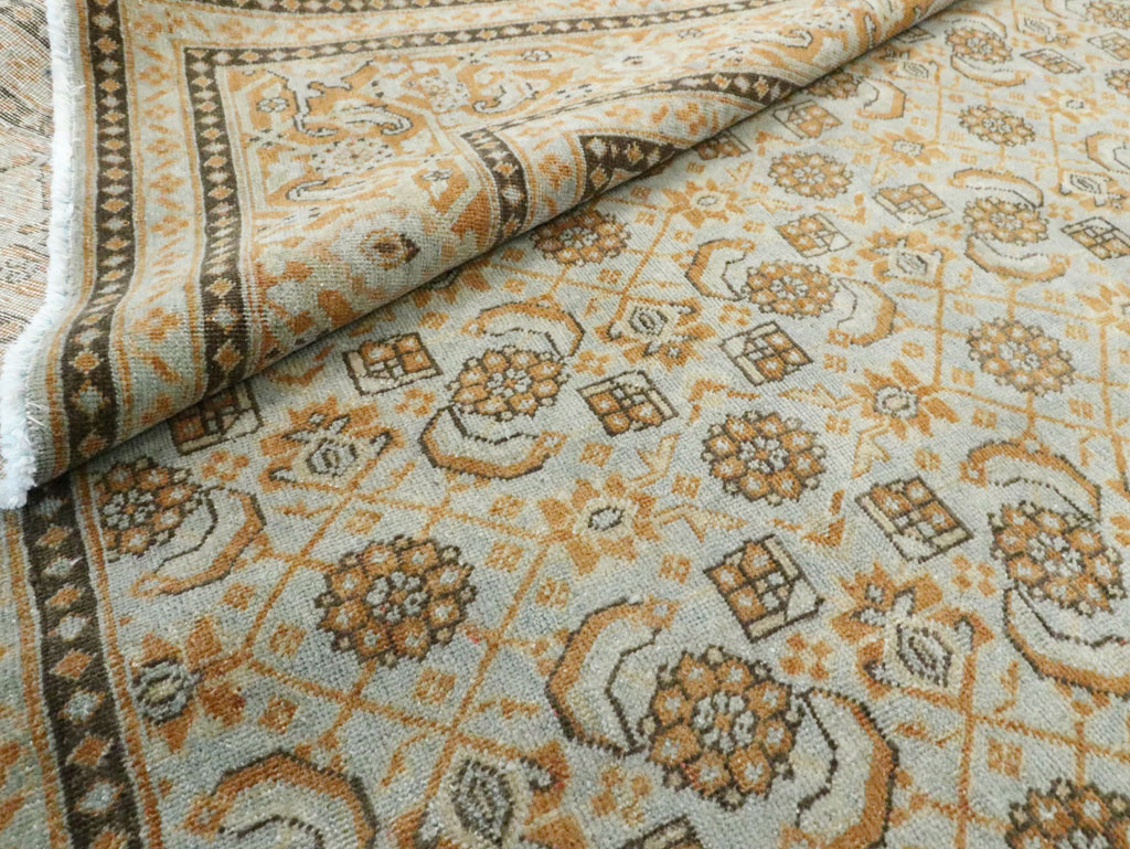 Vintage Persian Tabriz Carpet , No.28742 - Staging