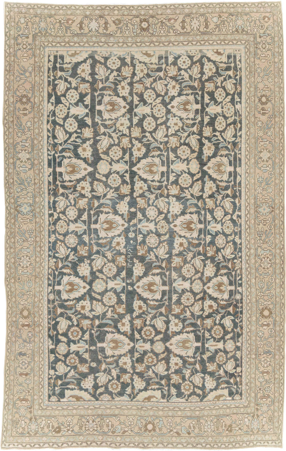 Vintage Persian Malayer Carpet, No.28745 - Staging