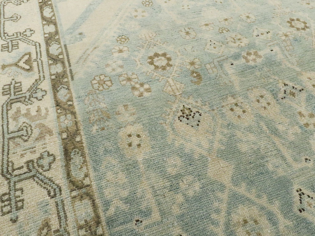 Vintage Persian Malayer Accent Carpet, No.28746 - Staging