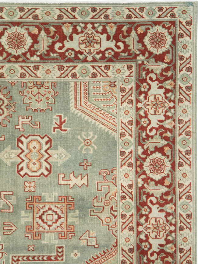 Vintage Persian Tabriz Carpet, No.28749 - Staging