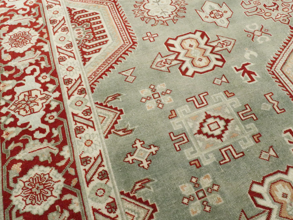 Vintage Persian Tabriz Carpet, No.28749 - Staging