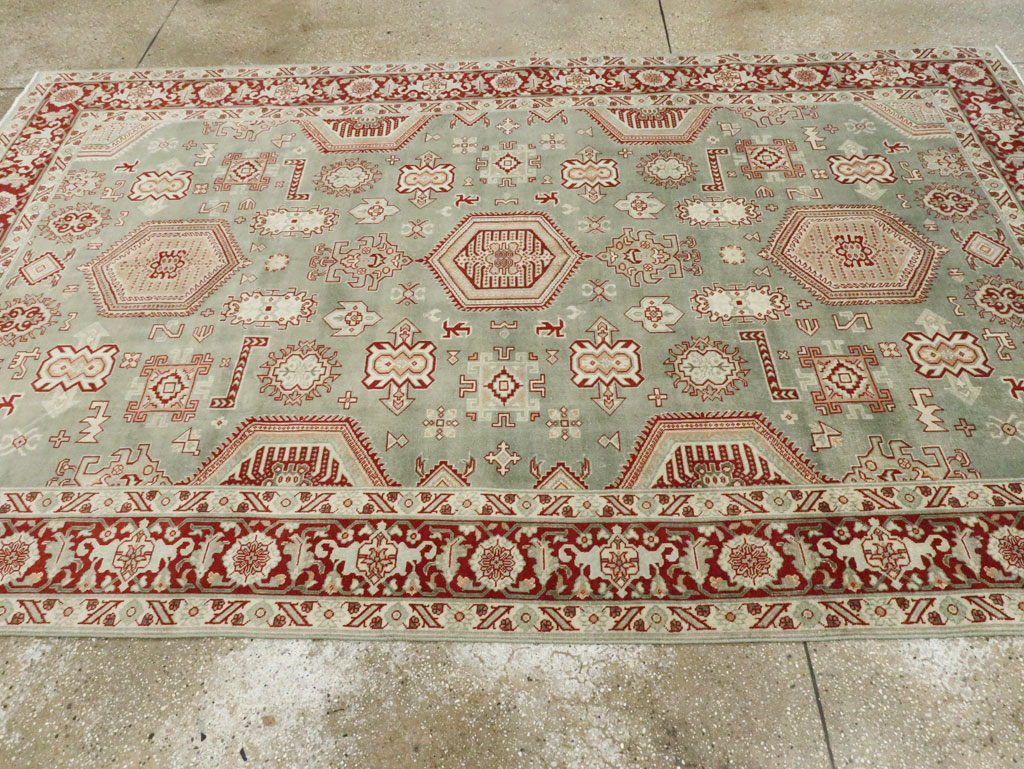 Vintage Persian Tabriz Carpet, No.28749 - Staging