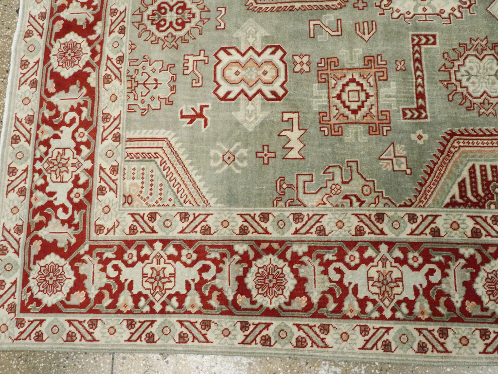 Vintage Persian Tabriz Carpet, No.28749 - Staging