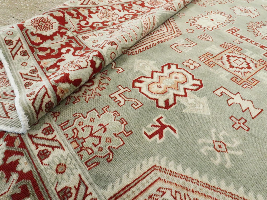 Vintage Persian Tabriz Carpet, No.28749 - Staging