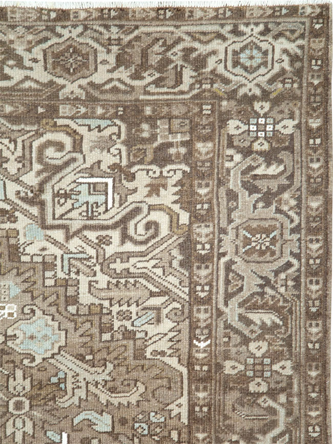 Vintage Persian Heriz Carpet, No.28750 - Staging