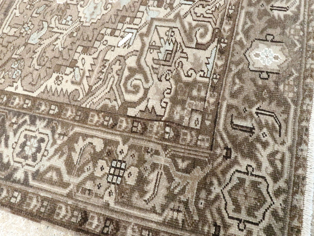 Vintage Persian Heriz Carpet, No.28750 - Staging