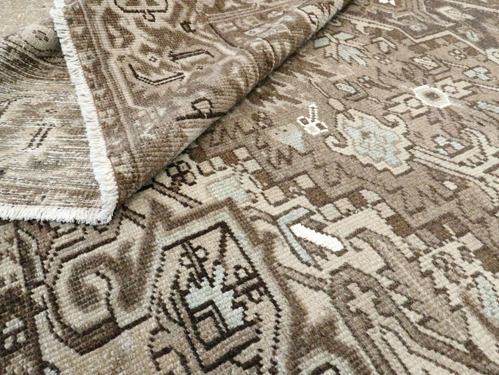 Vintage Persian Heriz Carpet, No.28750 - Staging