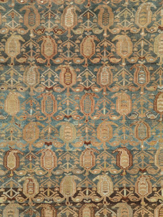 Antique Persian Malayer Large Gallery Carpet, No.28751 - Staging