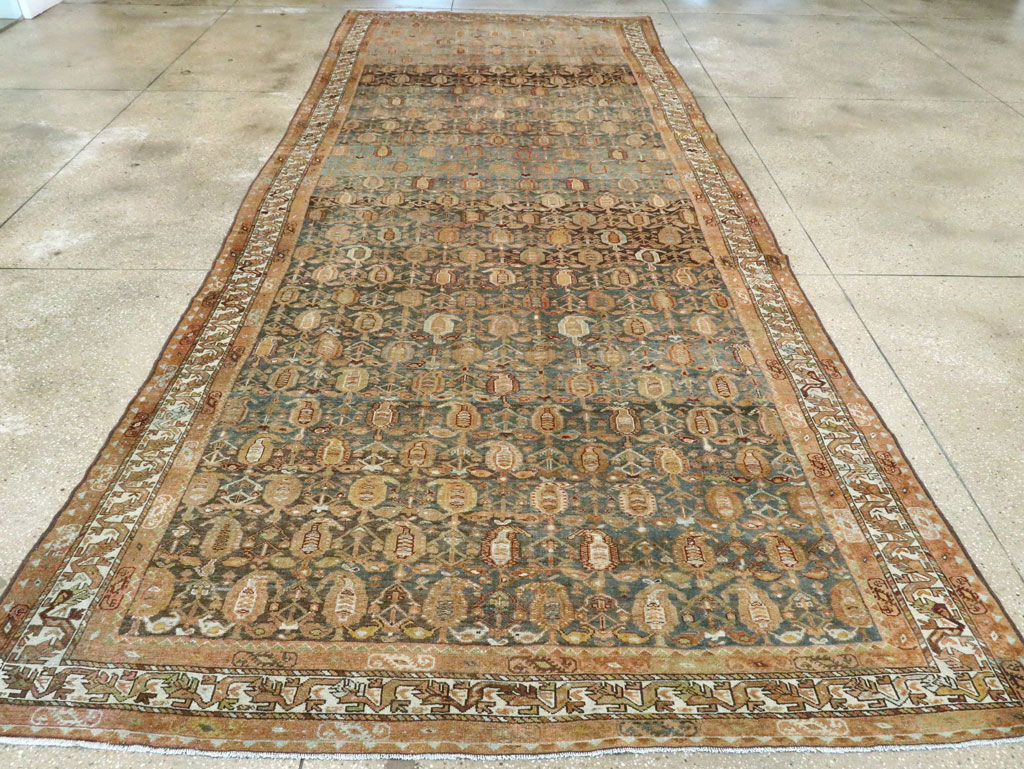 Antique Persian Malayer Large Gallery Carpet, No.28751 - Staging