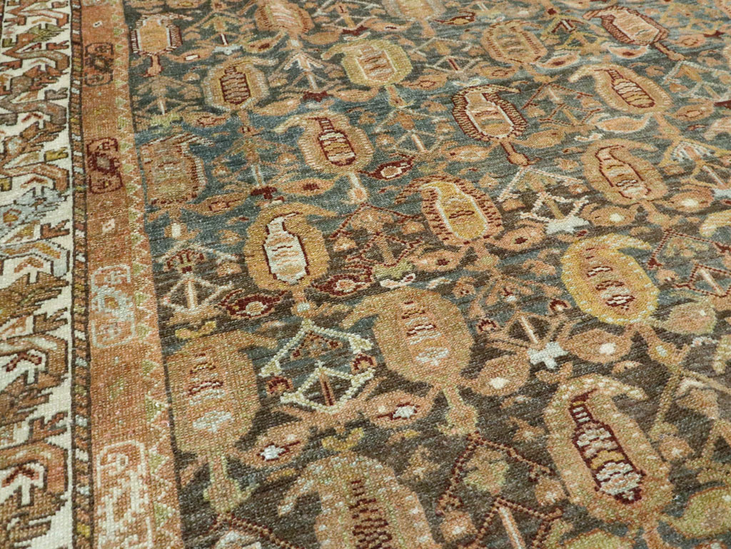 Antique Persian Malayer Large Gallery Carpet, No.28751 - Staging