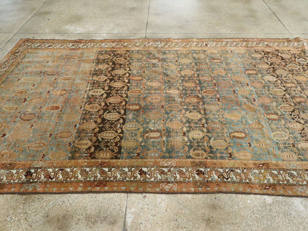 Antique Persian Malayer Large Gallery Carpet, No.28751 - Staging
