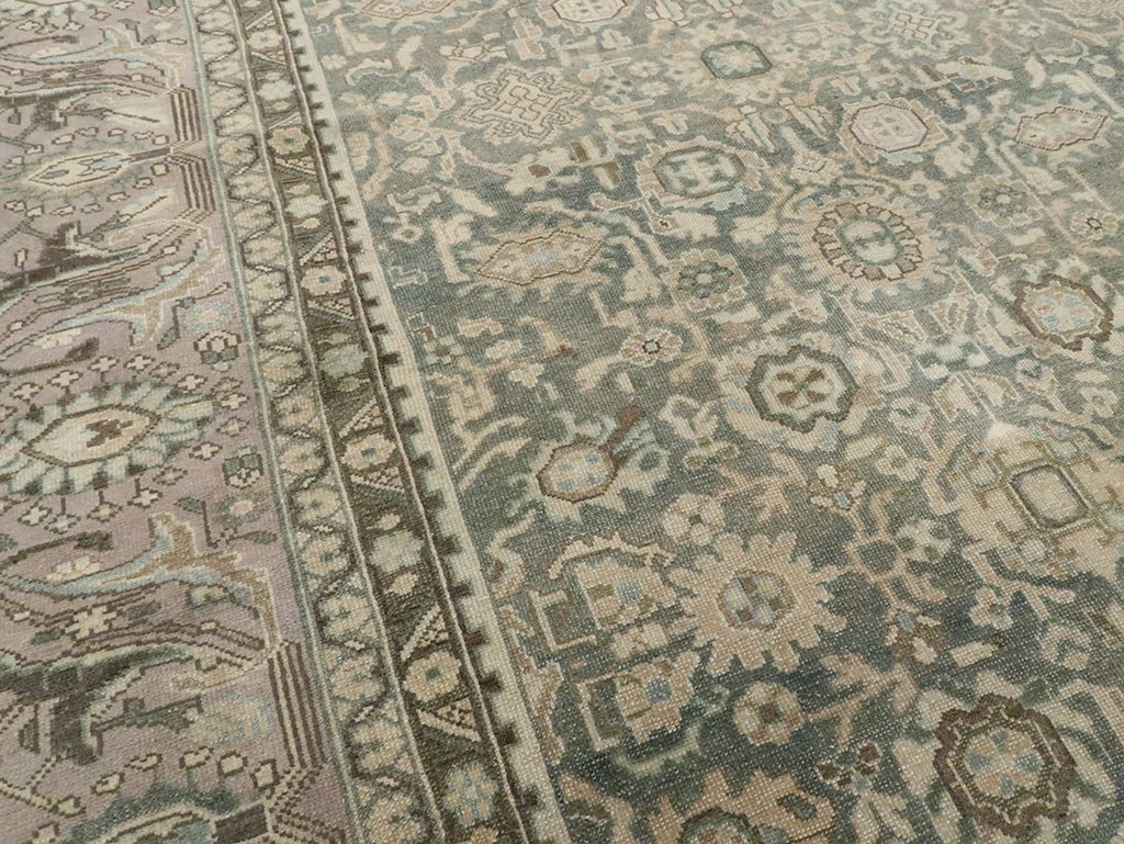 Vintage Persian Malayer Carpet, No.28752 - Staging