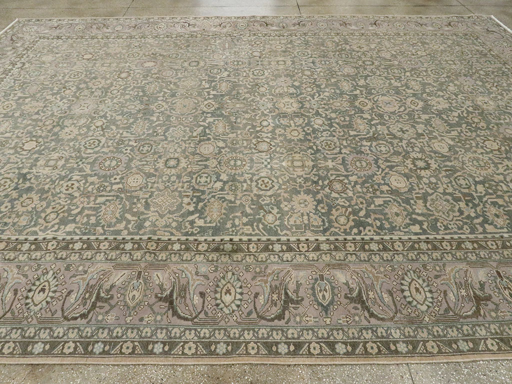 Vintage Persian Malayer Carpet, No.28752 - Staging