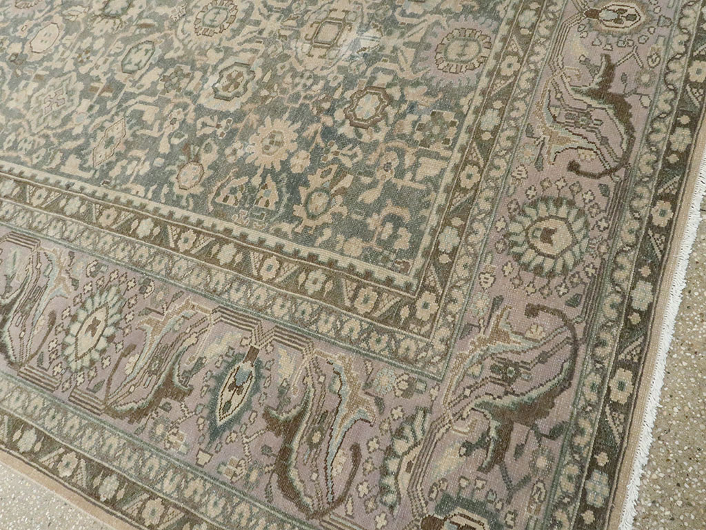 Vintage Persian Malayer Carpet, No.28752 - Staging