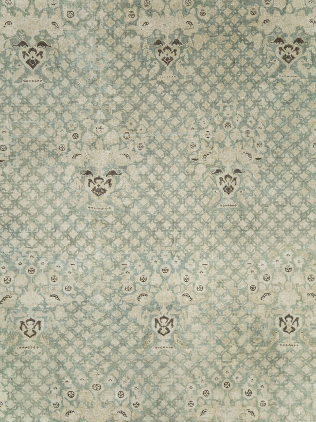 Vintage Persian Tabriz Carpet, No.28753 - Staging