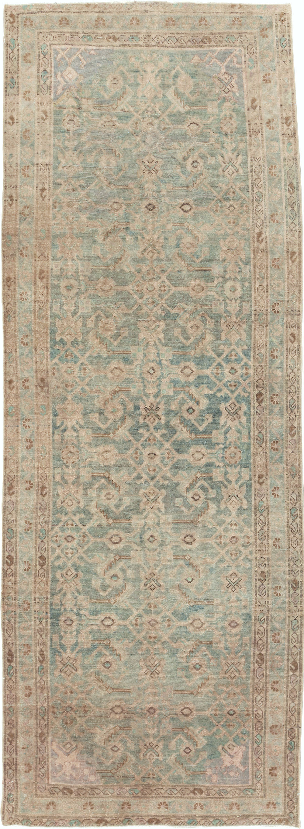 Vintage Persian Malayer Runner (Pair: 1 of 2), No.28754 - Staging