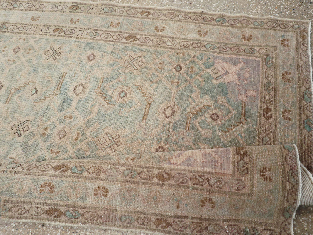 Vintage Persian Malayer Runner (Pair: 1 of 2), No.28754 - Staging