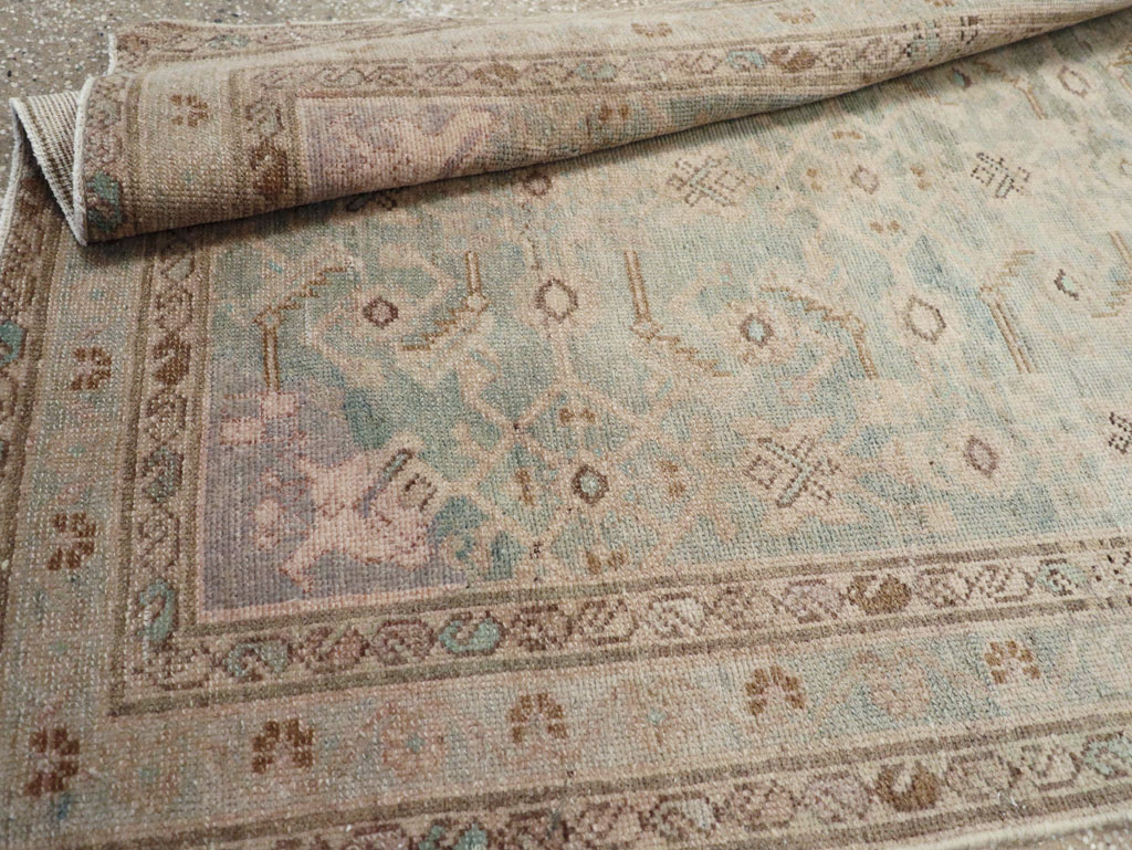 Vintage Persian Malayer Runner (Pair: 1 of 2), No.28754 - Staging