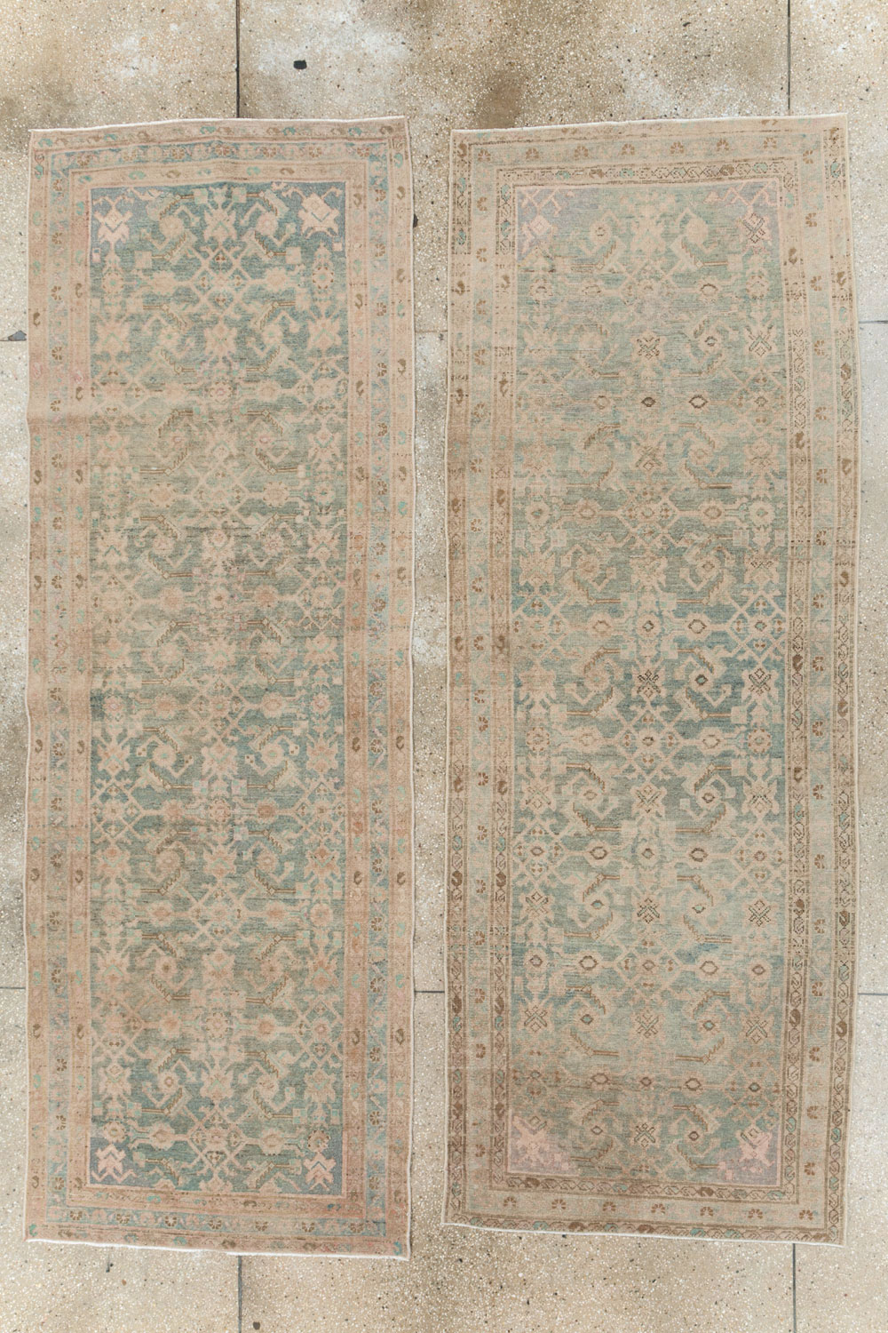 Vintage Persian Malayer Runner (Pair: 1 of 2), No.28754 - Staging