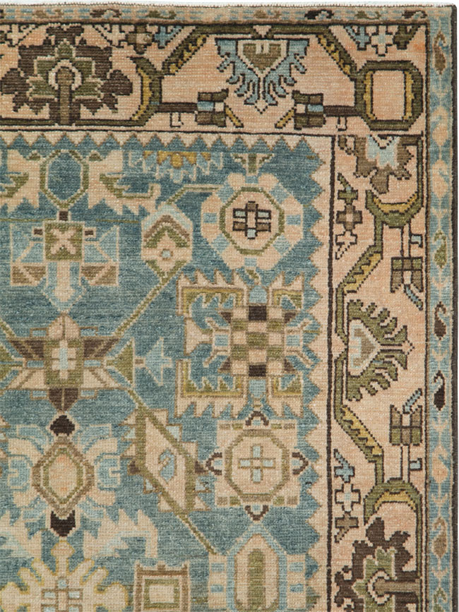Vintage Persian Malayer Rug, No.28759 - Staging