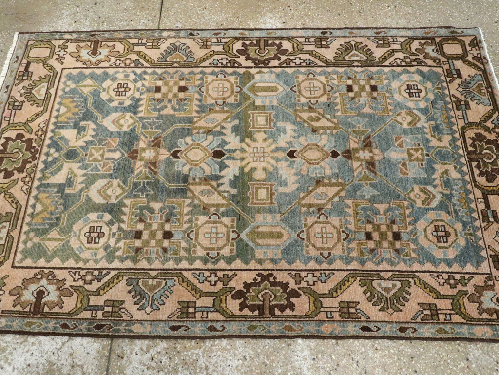 Vintage Persian Malayer Rug, No.28759 - Staging