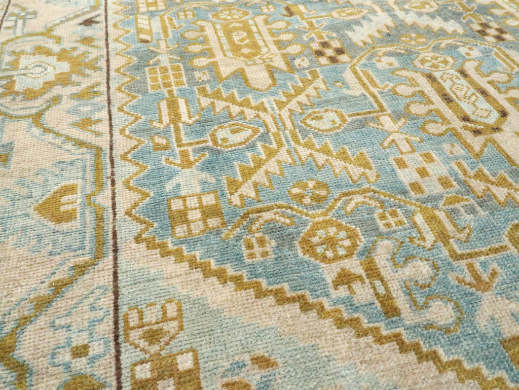 Vintage Persian Malayer Accent Rug, No.28763 - Staging