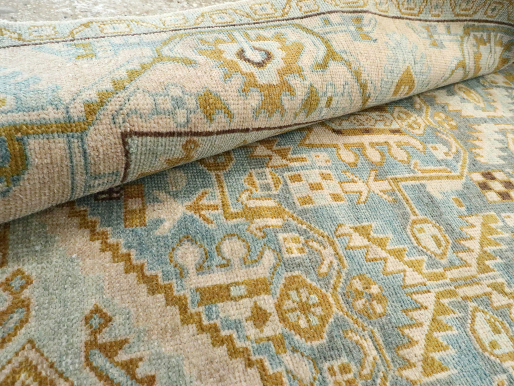 Vintage Persian Malayer Accent Rug, No.28763 - Staging