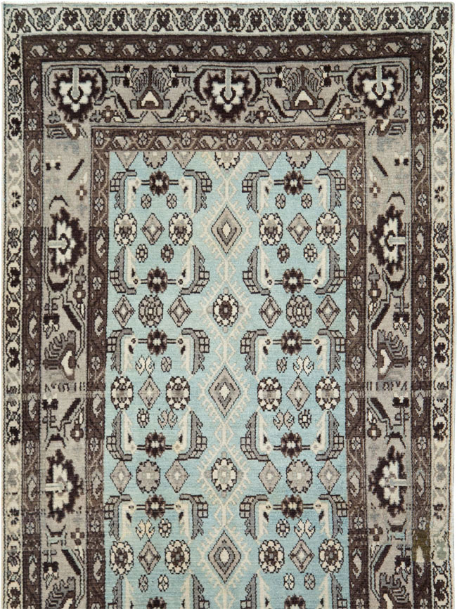 Vintage Persian Malayer Long Runner (Pair: 2 of 2), No.28764 - Staging
