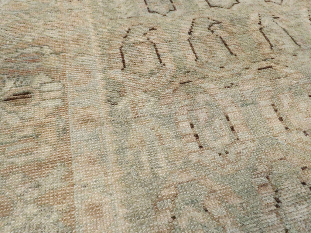 Vintage Persian Malayer Throw Rug, No.28765 - Staging