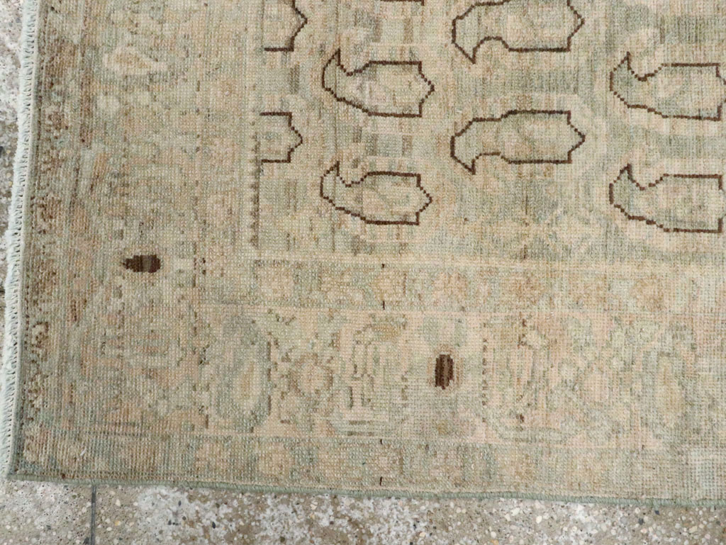 Vintage Persian Malayer Throw Rug, No.28765 - Staging