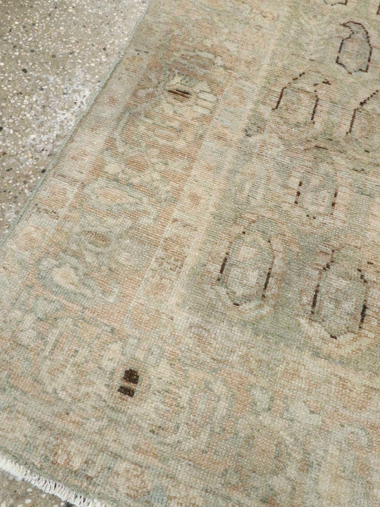 Vintage Persian Malayer Throw Rug, No.28765 - Staging