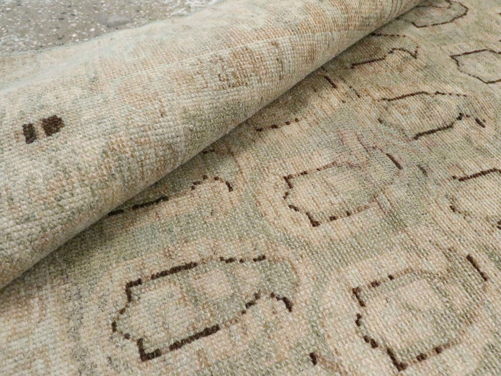 Vintage Persian Malayer Throw Rug, No.28765 - Staging