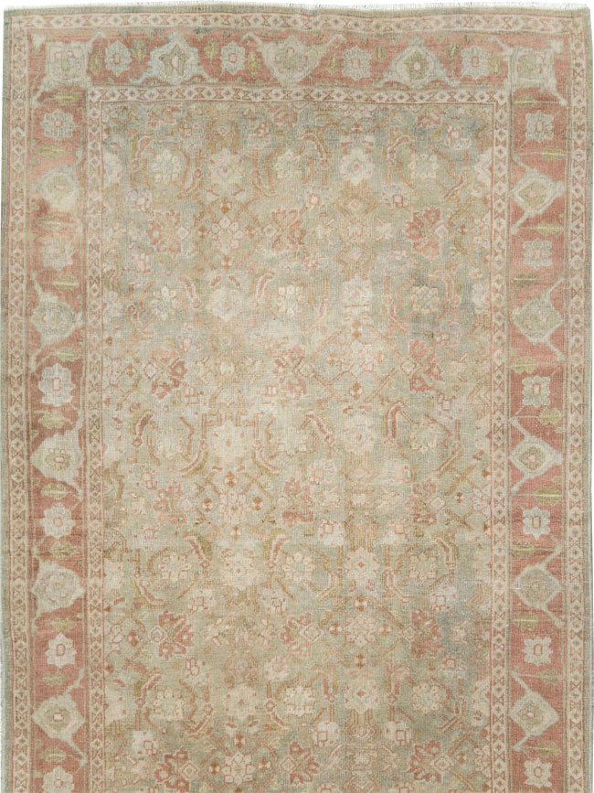 Vintage Persian Tabriz Runner (Pair: 2 of 2), No.28766 - Staging