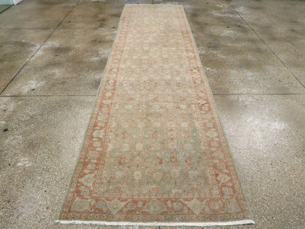 Vintage Persian Tabriz Runner (Pair: 2 of 2), No.28766 - Staging
