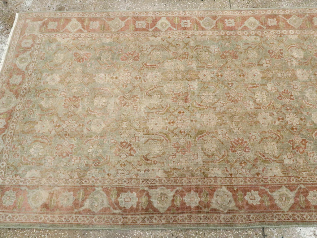 Vintage Persian Tabriz Runner (Pair: 2 of 2), No.28766 - Staging