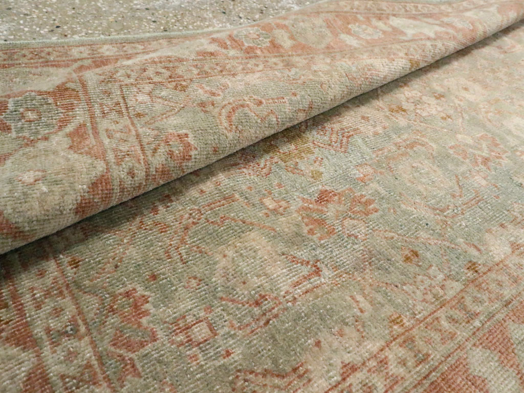 Vintage Persian Tabriz Runner (Pair: 2 of 2), No.28766 - Staging