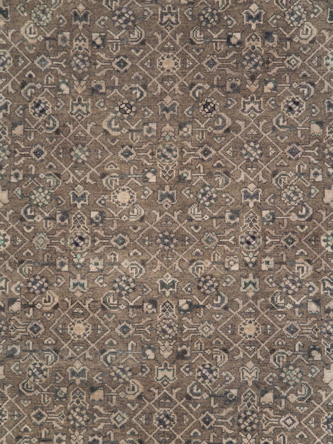 Vintage Persian Malayer Wide Gallery Runner, No.28767 - Staging