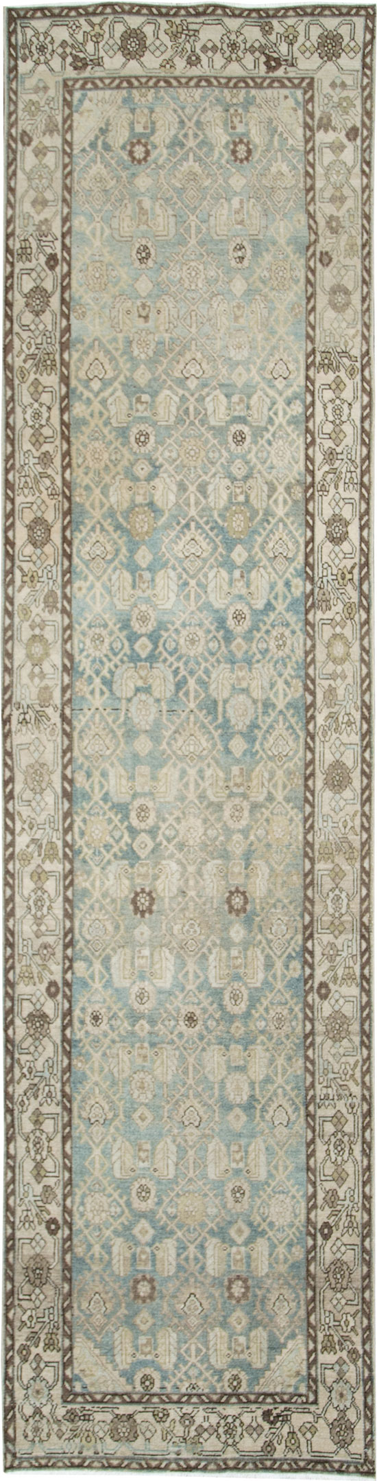 Vintage Persian Malayer Runner (Pair: 2 of 2), No.28768 - Staging
