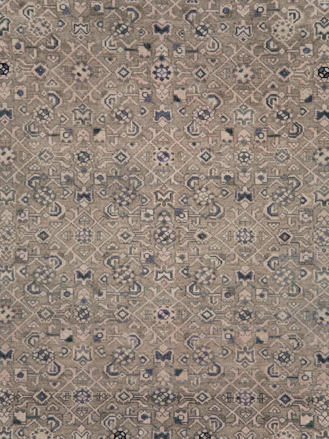 Vintage Persian Malayer Wide Gallery Runner, No.28770 - Staging