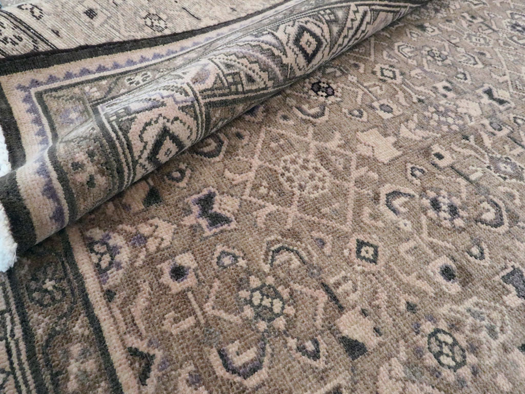Vintage Persian Malayer Wide Gallery Runner, No.28770 - Staging