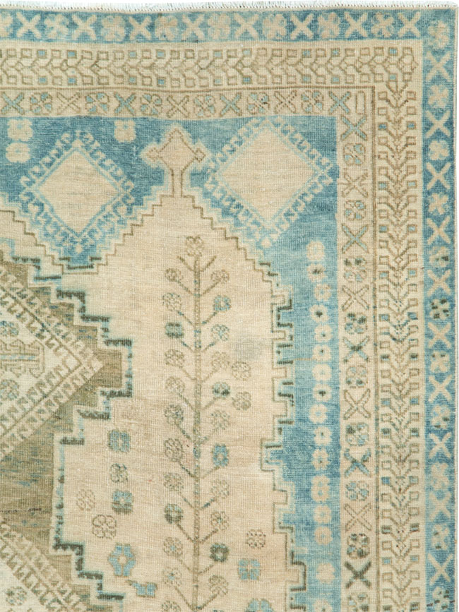 Vintage Persian Afshar Rug, No.28771 - Staging