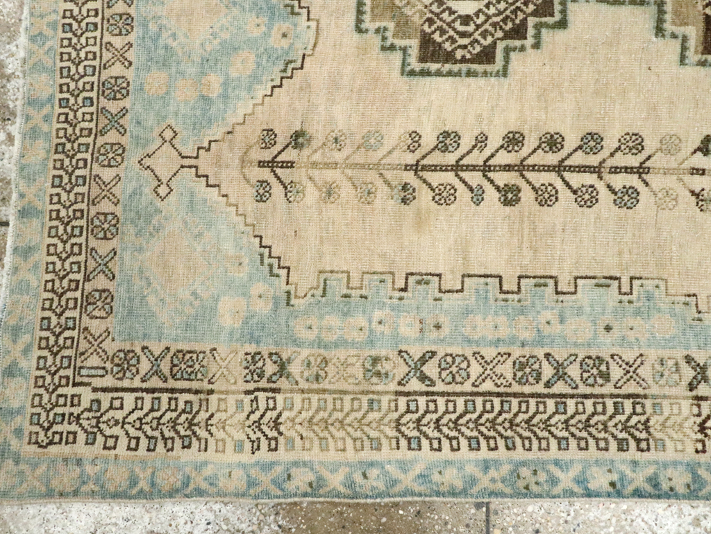 Vintage Persian Afshar Rug, No.28771 - Staging