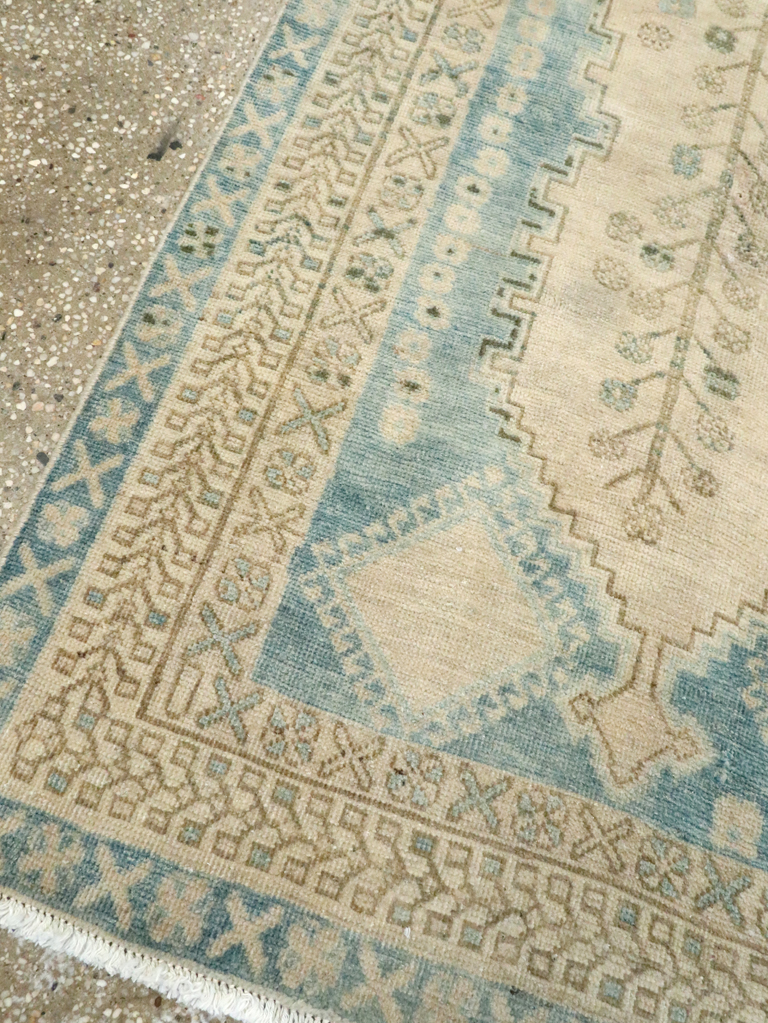 Vintage Persian Afshar Rug, No.28771 - Staging