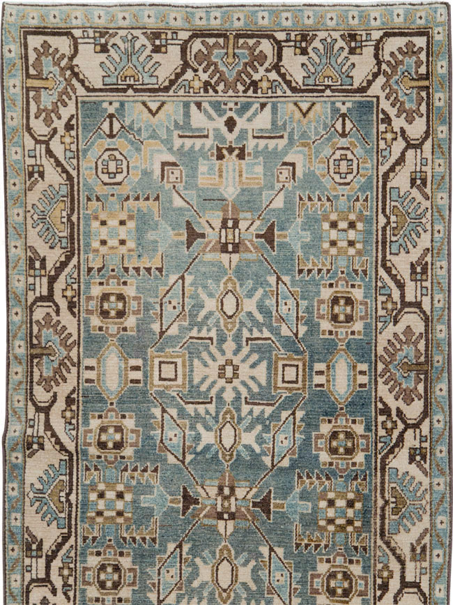 Vintage Persian Malayer Rug, No.28773 - Staging