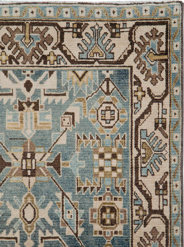 Vintage Persian Malayer Rug, No.28773 - Staging