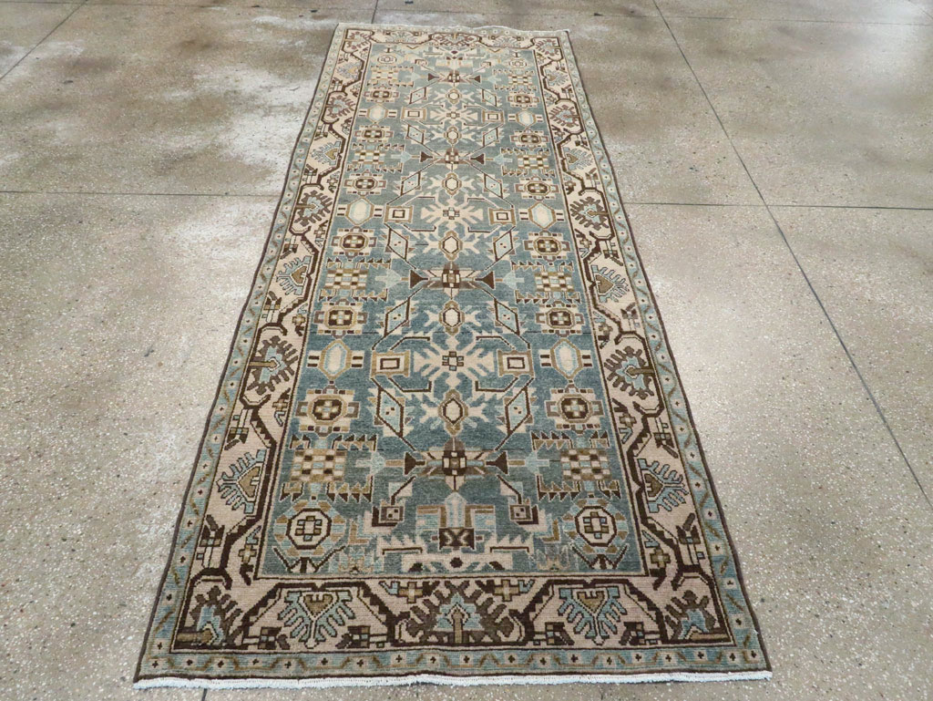 Vintage Persian Malayer Rug, No.28773 - Staging