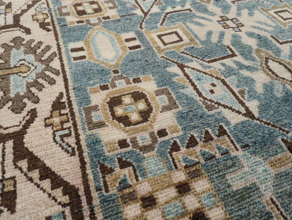 Vintage Persian Malayer Rug, No.28773 - Staging