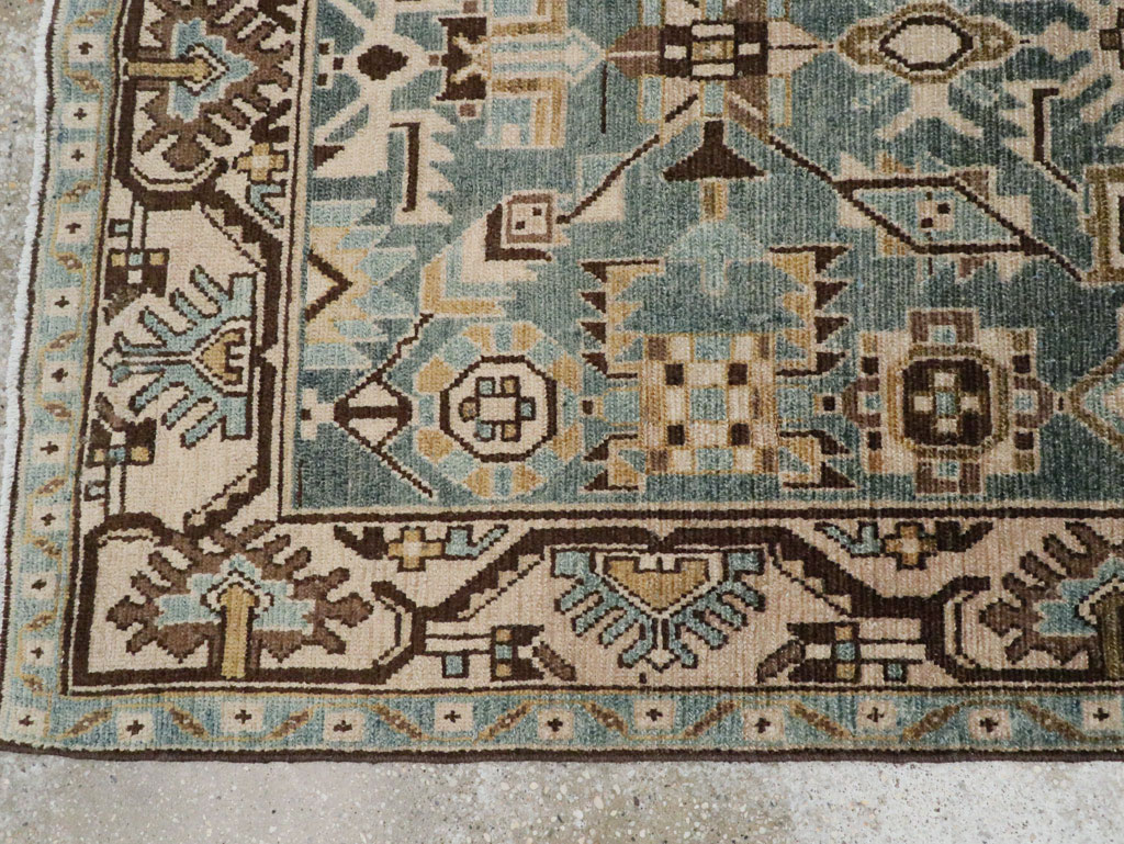 Vintage Persian Malayer Rug, No.28773 - Staging